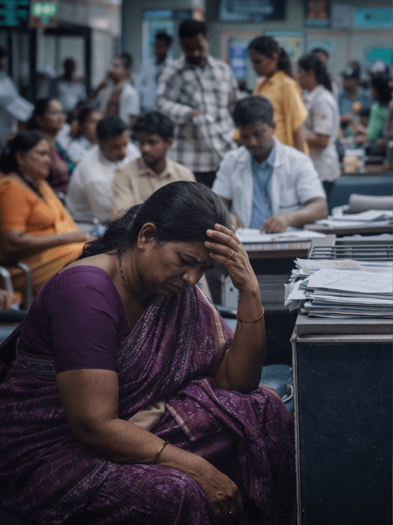 Healthcare problem in Indian hospital